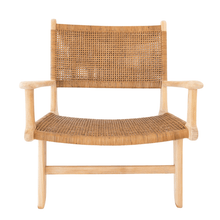 Load image into Gallery viewer, Armchairs Teak and Cane Alana Armchair  - Available in multiple colours
