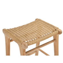 Load image into Gallery viewer, Stools Counter Stool / Sand with Close Weave Alana Backless Stool Collection - Available in multiple sizes and colours