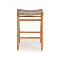 Load image into Gallery viewer, Stools Counter Stool / Washed Grey Alana Backless Stool Collection - Available in multiple sizes and colours