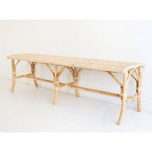 Bench Seats Eden Rattan Bench Seat - Available in Natural and White
