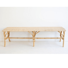 Load image into Gallery viewer, Bench Seats Eden Rattan Bench Seat - Available in Natural and White