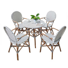 Load image into Gallery viewer, Dining Sets Lahaina Bistro Dining Set White/Grey (5 piece)