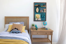 Load image into Gallery viewer, Bedheads Manilla Cane Bed Head Weathered Oak - King Single