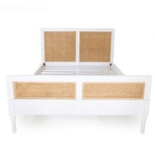 Load image into Gallery viewer, Children&#39;s Beds Manilla Rattan Bed in White - Junior Sizes
