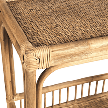 Load image into Gallery viewer, Hall table Peninsula Rattan Hall Table